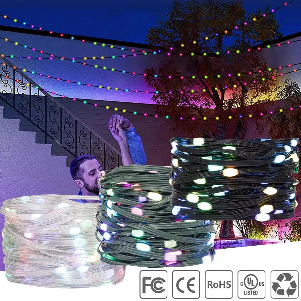 WS2812B LED String WS2812 Addressable Individually RGB Dream Color Christmas Party Birthday Decor Strip Lights IP67 Waterproof from PriceLows™