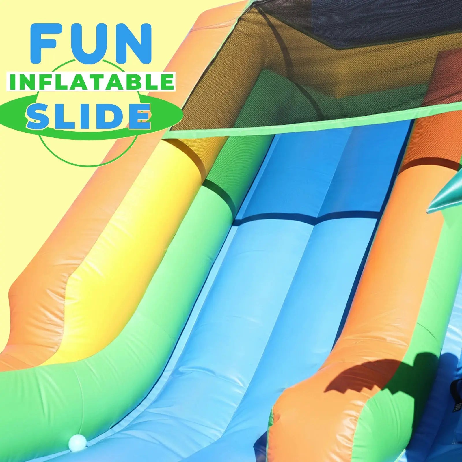 21ft Giant Commercial 100% PVC Inflatable Water Slide Bounce House Pool With 950W Blower commercial Children's playground water slide from PriceLows™