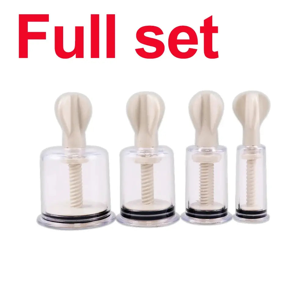 Manual Rotating Cupping Massager | Vacuum Suction | Nipple Enhancer | Anti Cellulite Tool