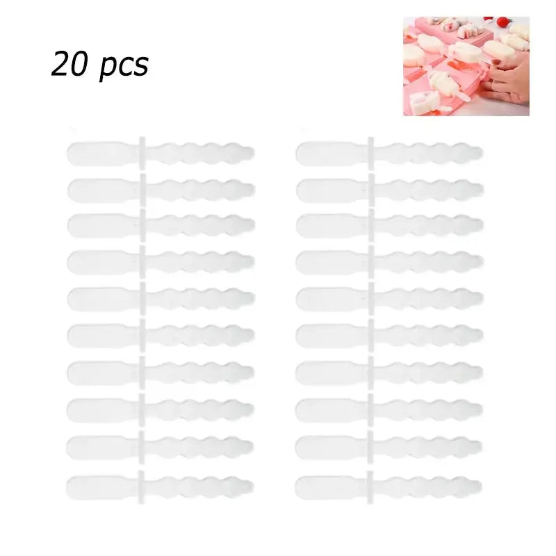 Silicone Ice Cream Mold Diy Cartoon Animal Fruit Popsicle Mould with Lid and Stick Ice Cube Maker Kitchen Tools Accessories from PriceLows™