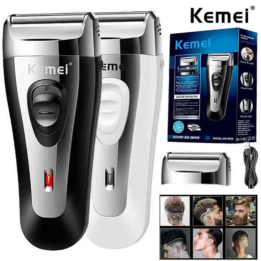 Foil Shaver For Men | USB Rechargeable | Stainless Steel Blade | KM-9038