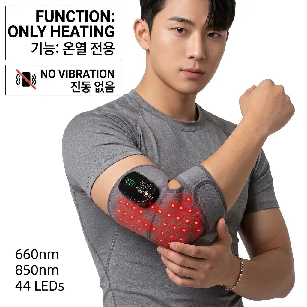 Electric Elbow Brace | Adjustable Heating Wrap | Cordless USB Power