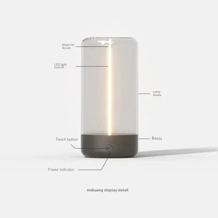 Portable quantum wire ambient magnetic light Type-C charging, eye protection function, bedroom, study, camping, Christmas gift from PriceLows™
