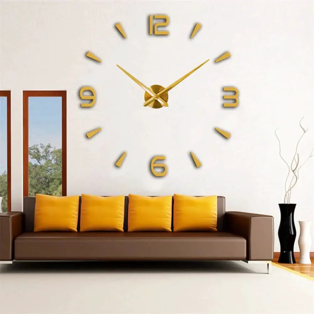 Large 3D Wall Clock Luminous Classic Wall Clocks DIY Digital Clock Wall Watches Stickers Silent Clock for Home Living Room Table from PriceLows™