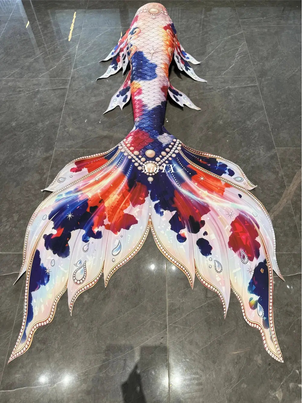 Mermaid Tail | Monofin Optional | Polyester Elastane Fabric | Adult Size