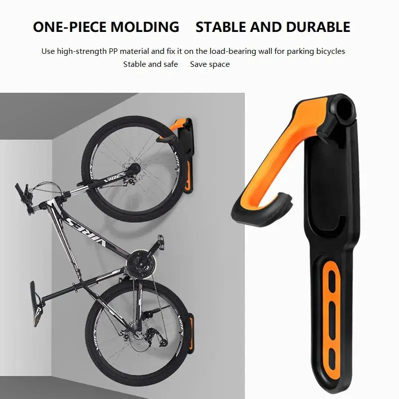 1PC Bicycle Wall Mount Rack Mtb Road Bike Storage Fixed Hanging Hook Bike Support Stand Bracket Holder Cycling Parking Buckle from PriceLows™