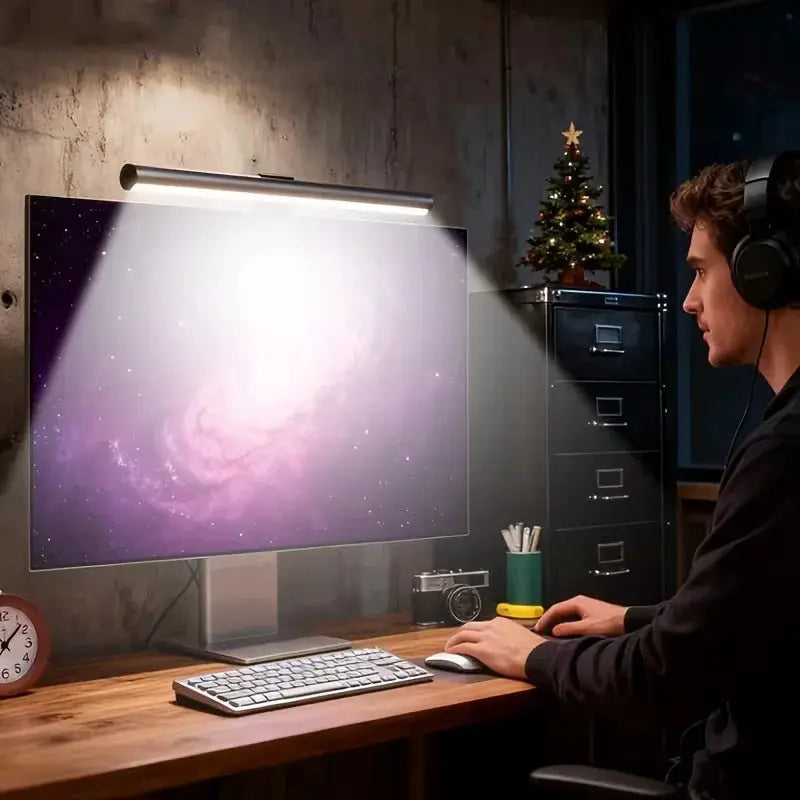 Dimming Lighting Computer Monitor Screen Light Bar LED Desk Lamp Monitor Light Bar Eye-Care Stepless Table Lamp for Work Gaming from PriceLows™