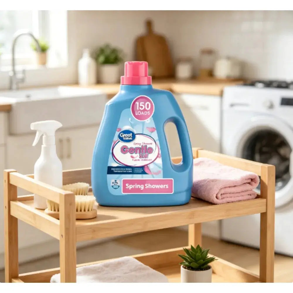 Fabric Softener | Spring Rain Scent | 111 Fl Oz | 150 Washes