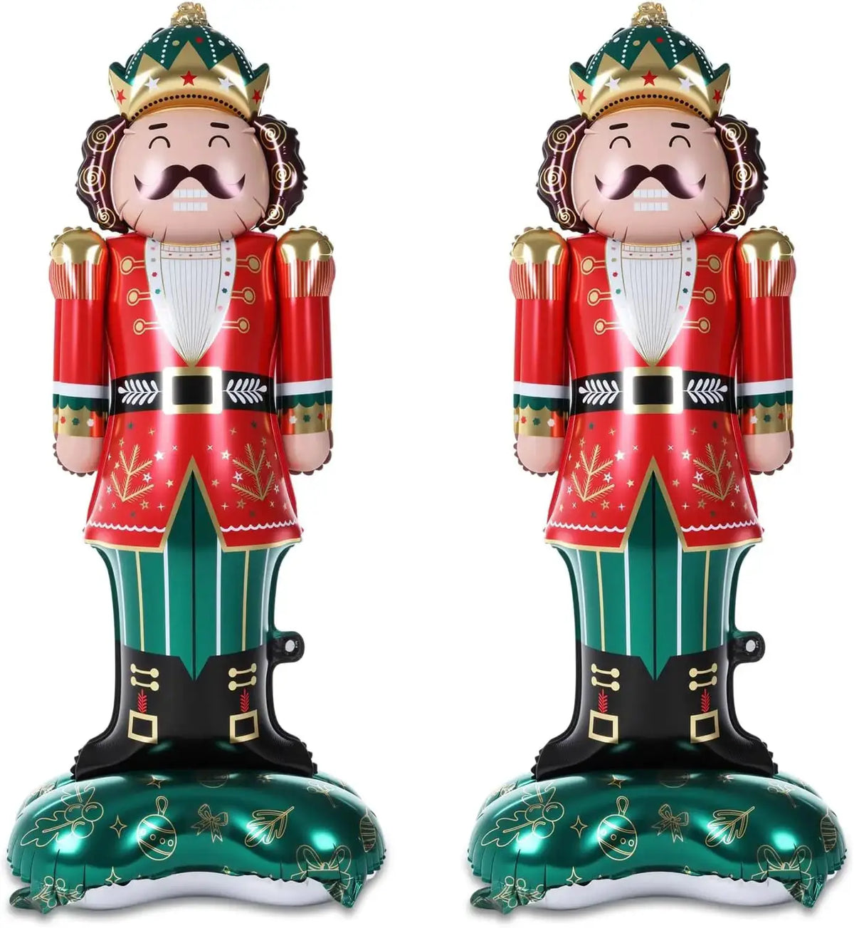 Giant Santa Claus Balloons | 61 Inch | 2 Pack | With Base