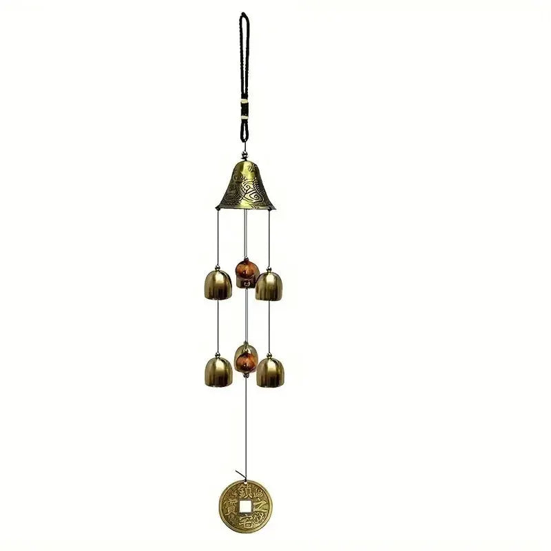 Lucky copper alloy dragon shaped metal wind chime home store decoration gift balcony decoration outdoor courtyard decoration from PriceLows™