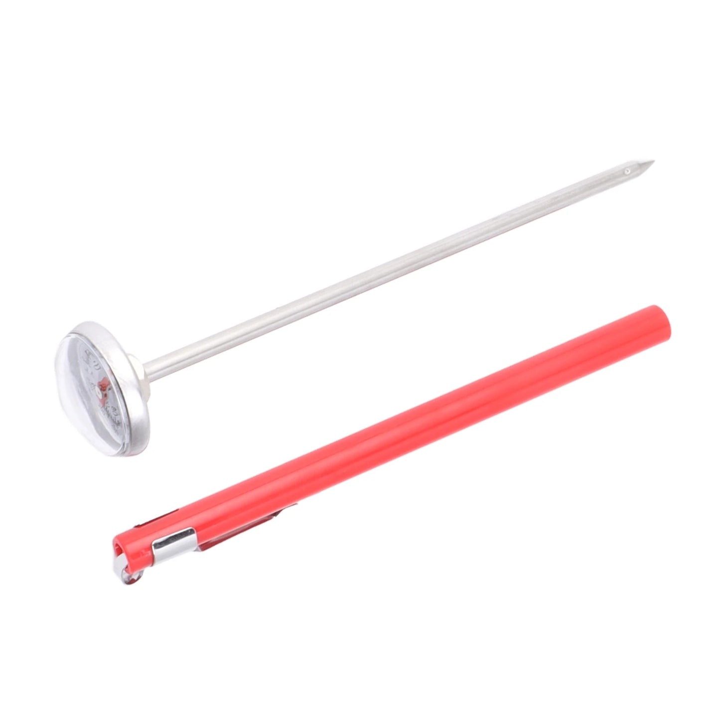 Instant Read Meat Thermometer | Battery-Free | Stainless Steel | Grill Use