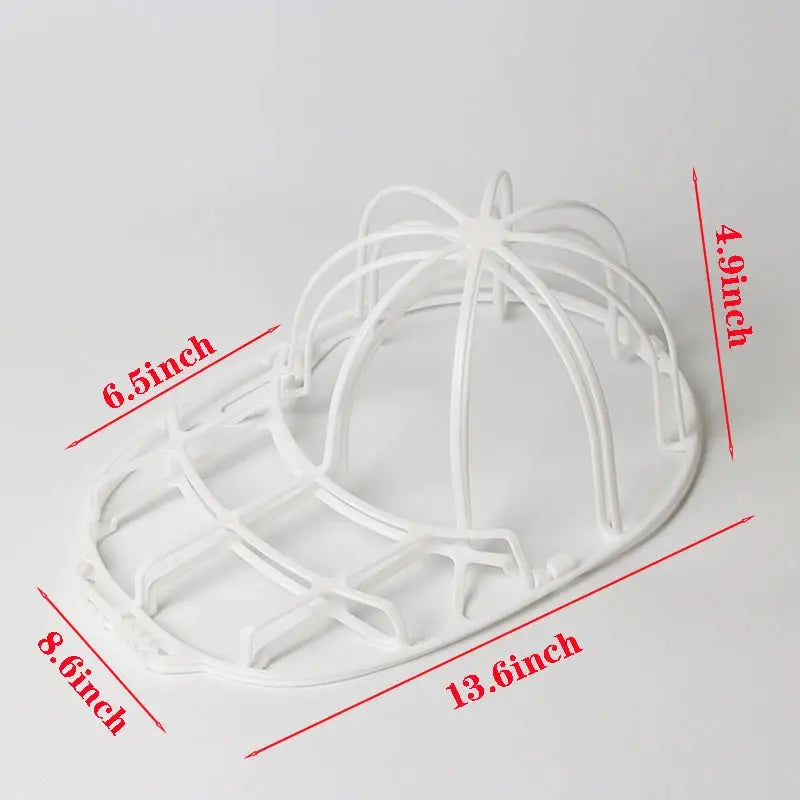 Hat Washer Cage | Reusable Plastic Frame | Machine Safe Design | 1 Pack
