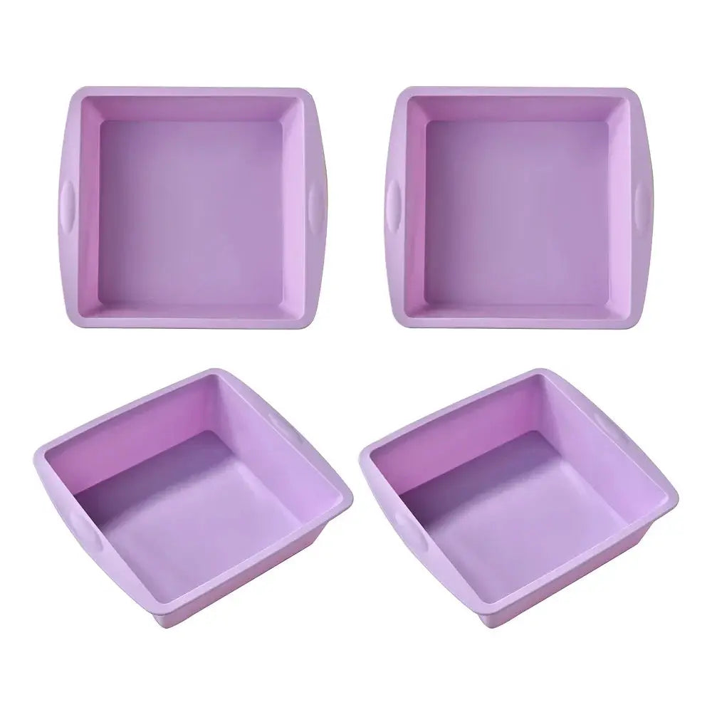 Silicone Square Cake Plate | Nonstick | Oven And Air Fryer Safe