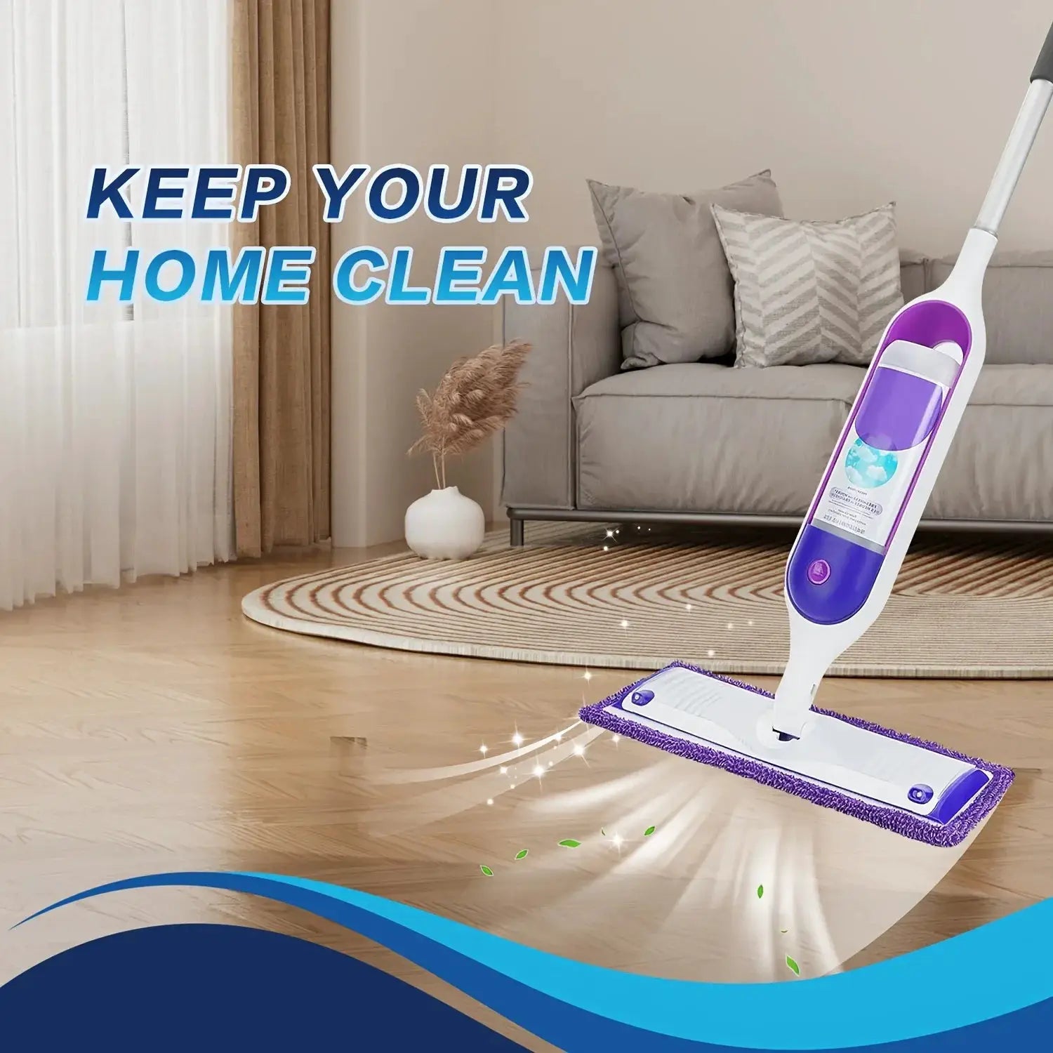Reusable Microfiber Mop Pads for Swiffer PowerMop, Power Mop Pads Refills for 13 ''-15 '' Spray Mop, Machine Washable Pad from PriceLows™
