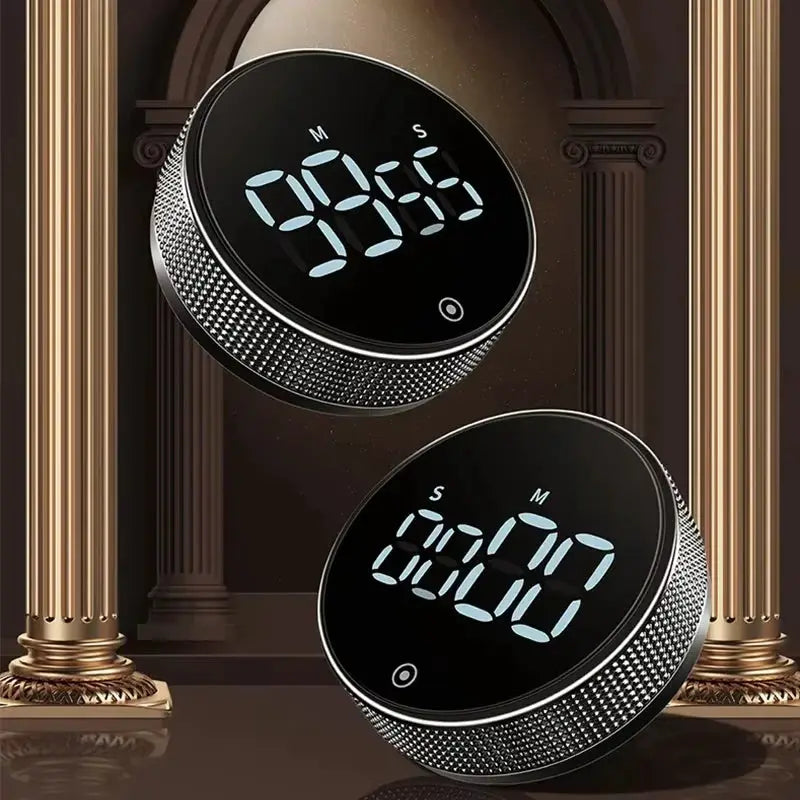 Dinrgo Magnetic Digital Timers Manual Countdown Kitchen Timer Countdown Clock Mechanical Counter for Cooking Shower Study from PriceLows™