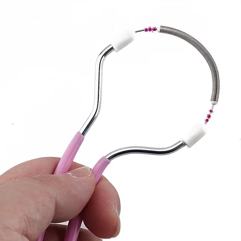 Handheld Facial Hair Remover | Spring Roller Design | Portable Epilator For Women