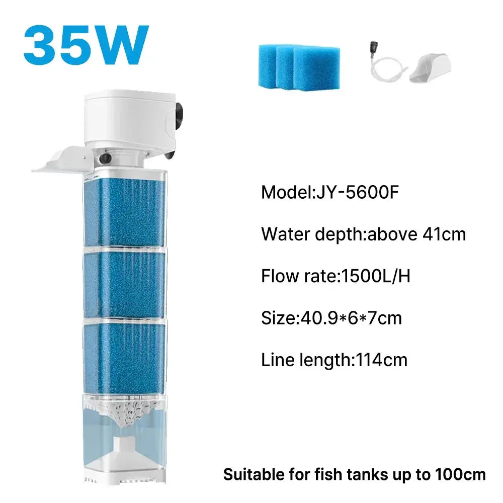 Silent 220V Aquarium Air Pump, Submersible Oxygen Aerator Filter Pump, Fish Tank Internal Wave Maker Water Pump from PriceLows™