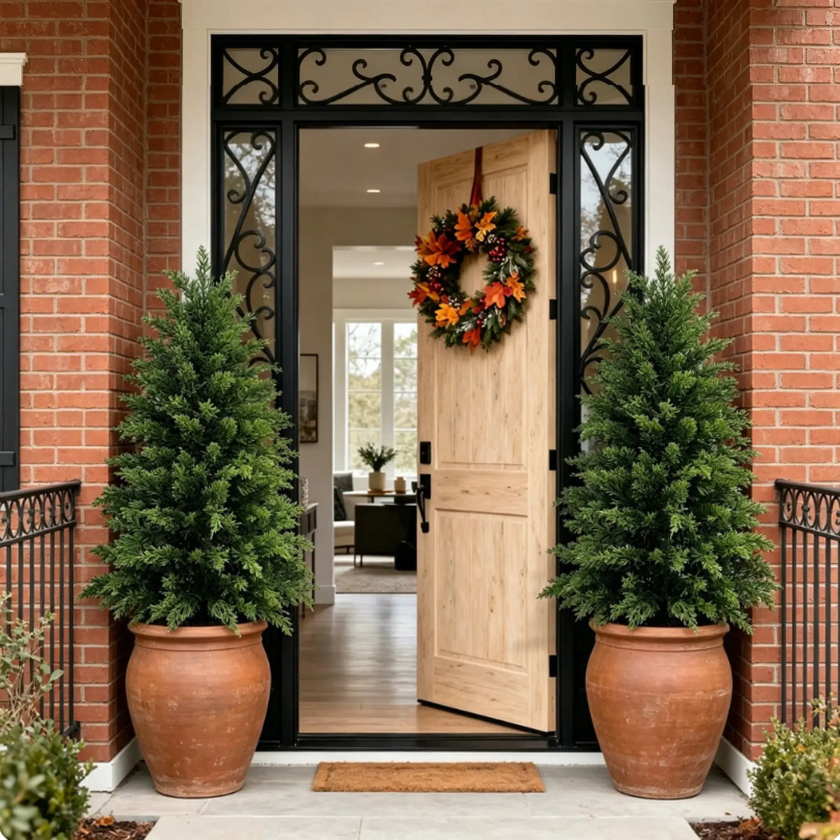 Artificial Cedar Topiary | UV Resistant | Faux Evergreen | 2 To 6 Feet