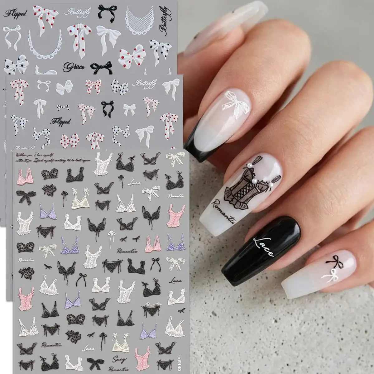 Aurora Ocean Shell Nail Stickers - Summer Beach 3D Relief Sea Star Seahorse Decals - Spring Vacation Nail Tech Supplies from PriceLows™