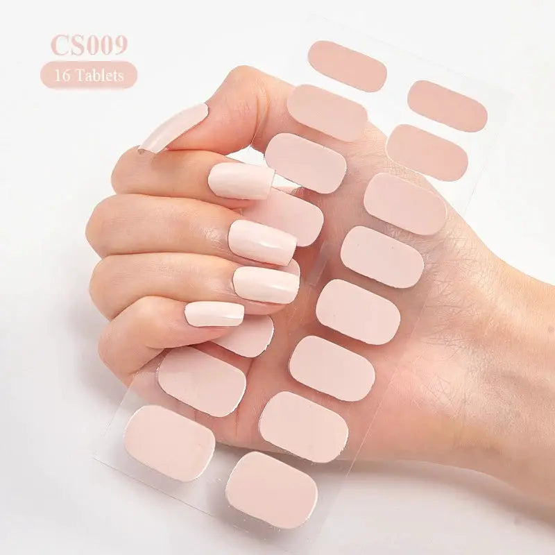 Full Cover Nail Stickers Fashion Nail Polish Nail Decoration Sparkling Glitter Self Adhesive Manicure Designer Nail Art Sticker from PriceLows™