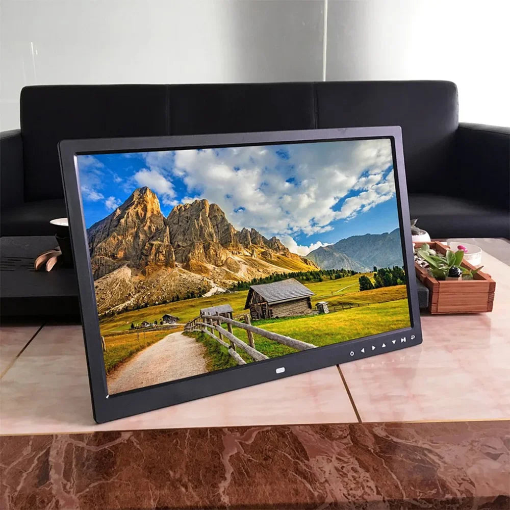 Digital Photo Frame | 17 Inch Touch Screen | HDMI Video Playback | Wall Mount