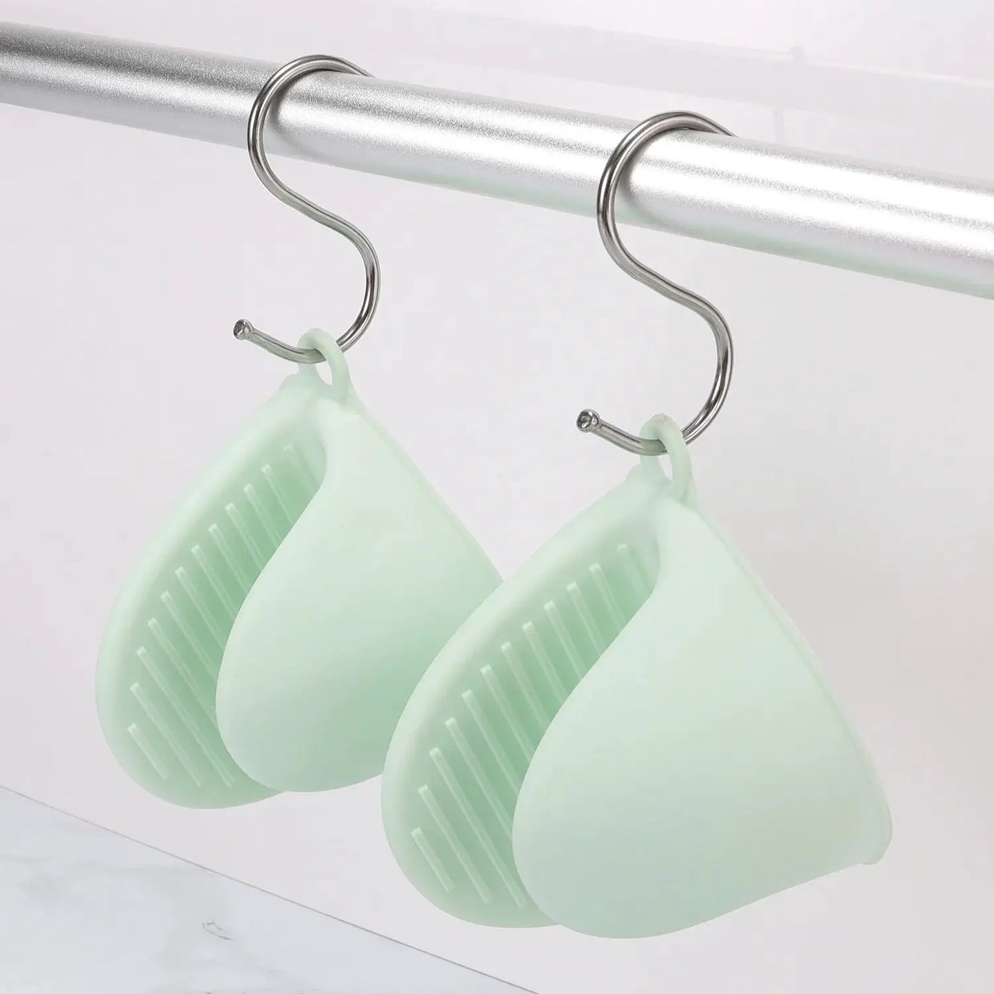 Silicone Oven Mitts | Heat Resistant | Non Slip Grip | Half Set