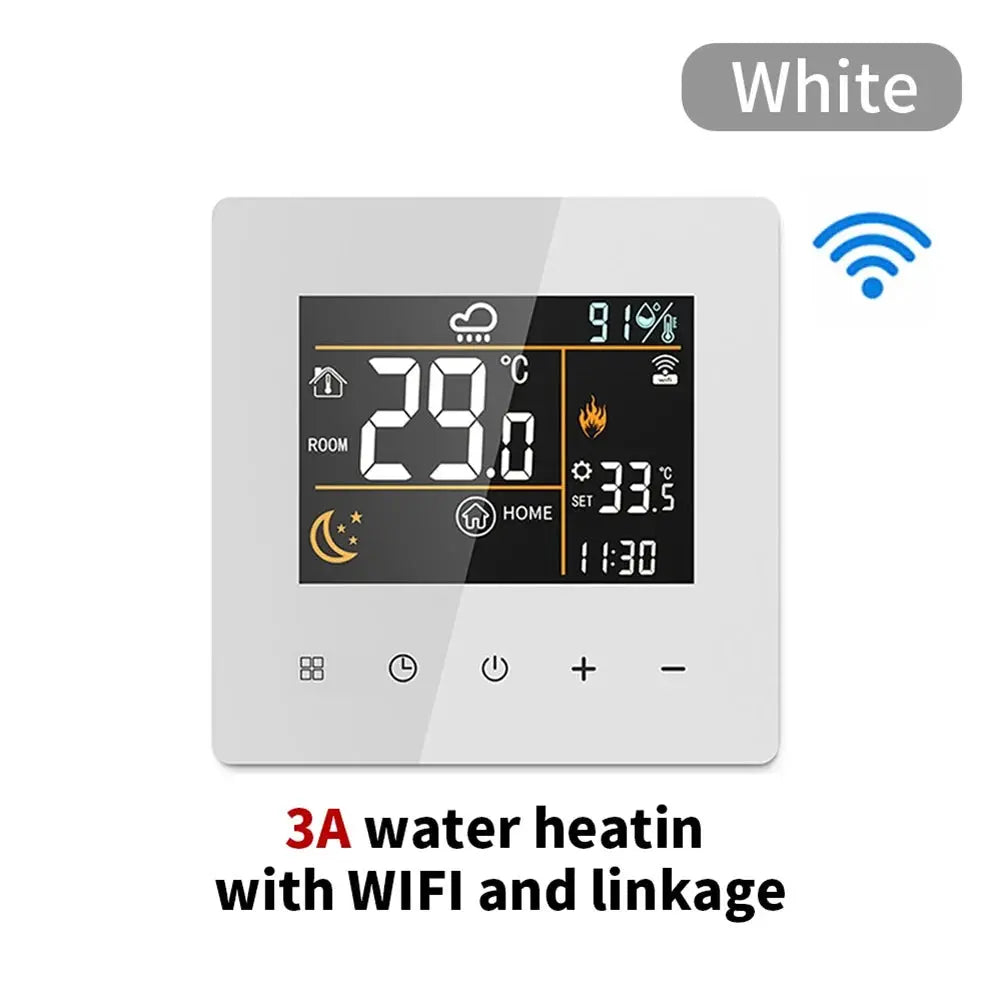 For Tuya Smart WiFi Thermostat And Hygrometer Digital Temperature Controller Temperature Humidity Infrared Controller from PriceLows™