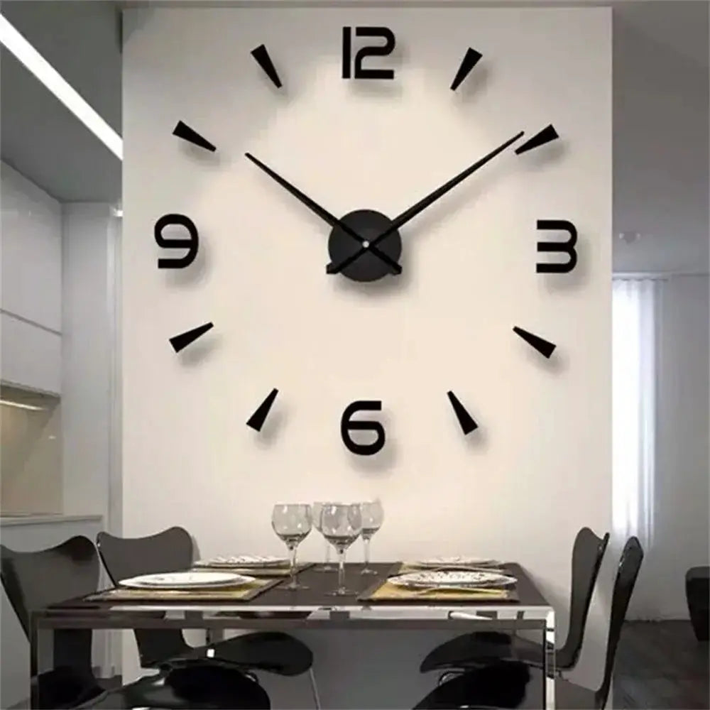 Large 3D Wall Clock Luminous Classic Wall Clocks DIY Digital Clock Wall Watches Stickers Silent Clock for Home Living Room Table from PriceLows™