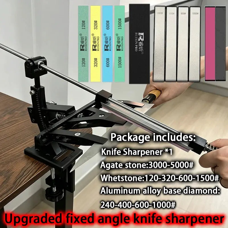 Knife Sharpener | Fixed-Angle | Precise Adjustment | One Size