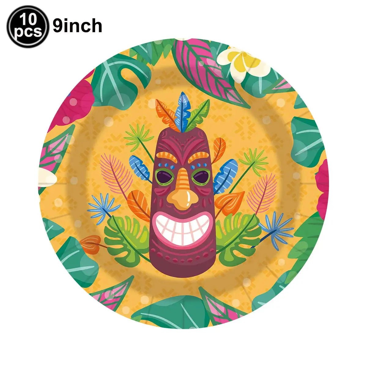 Surf Beach Party Tableware | Paper Plates Napkins Cups | Tattoos And Snack Tray