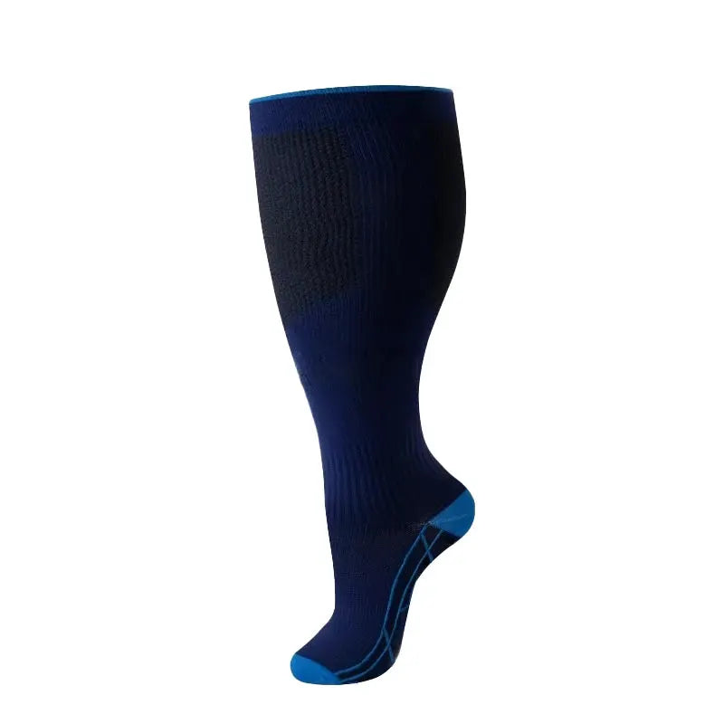 Compression Socks | 20-30 Mmhg Pressure | Wide Calf | 2Xl To 4Xl