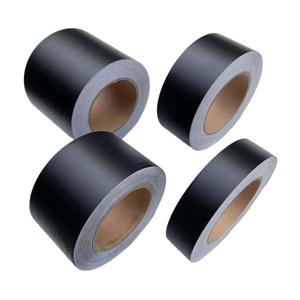 Black Matt Vinyl Wrap Foil Tape Roll Matte Black Stripes Window Trim Film Car Sticers Decal For Car Interior Pillar from PriceLows™
