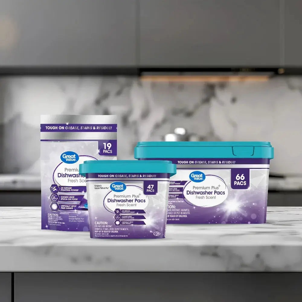 Automatic Dishwasher Pacs | Fresh Scent | Deep Clean | 47 Count