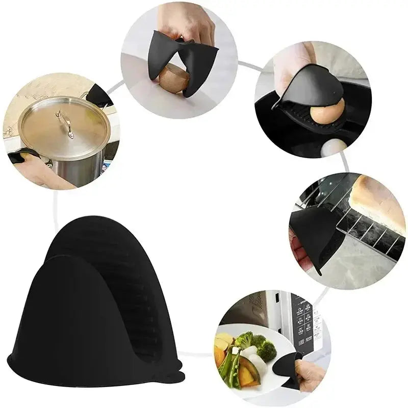 Silicone Oven Mitts | Heat Resistant | Non Slip Grip | 2 Pack