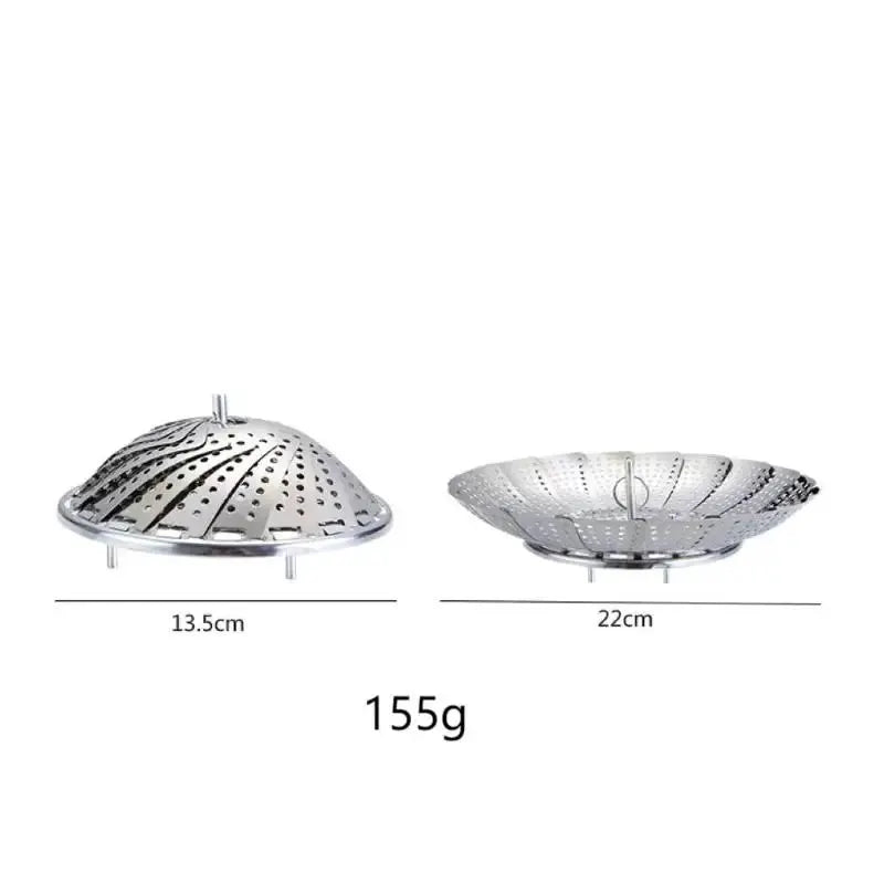 Steamer Basket | Stainless Steel | Expandable To Fit Pots | Fits Pot Sizes