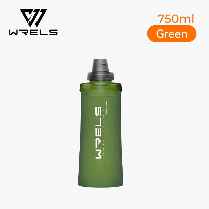WRELS Soft Water Bottle with Filter Ultralight Collapsible Water Filter Bottle Hydrapak Soft Flask for Hiking Camping Backpack from PriceLows™