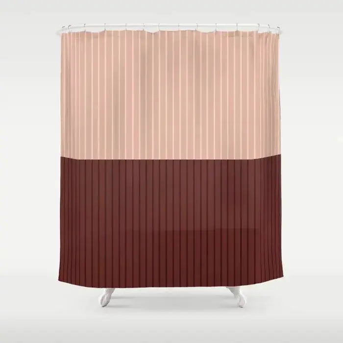 Simple Colorful Lines Modern Fashion Pattern Shower Curtain Home Decoration Creative Personalized Shower Curtains from PriceLows™