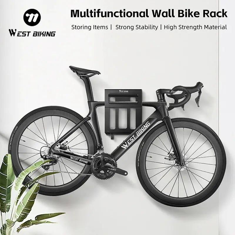 WEST BIKING Multifunctional Wall Bike Rack Durable Bicycle Indoor Parking Stand Maintenance Workstand MTB Road Bike Accessories from PriceLows™