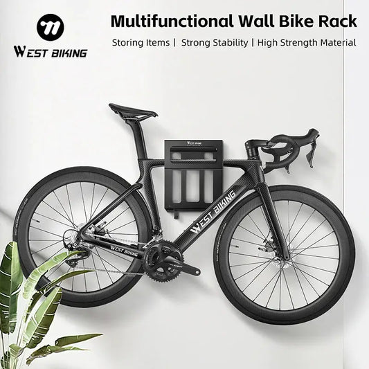 WEST BIKING Multifunctional Wall Bike Rack Durable Bicycle Indoor Parking Stand Maintenance Workstand MTB Road Bike Accessories from PriceLows™