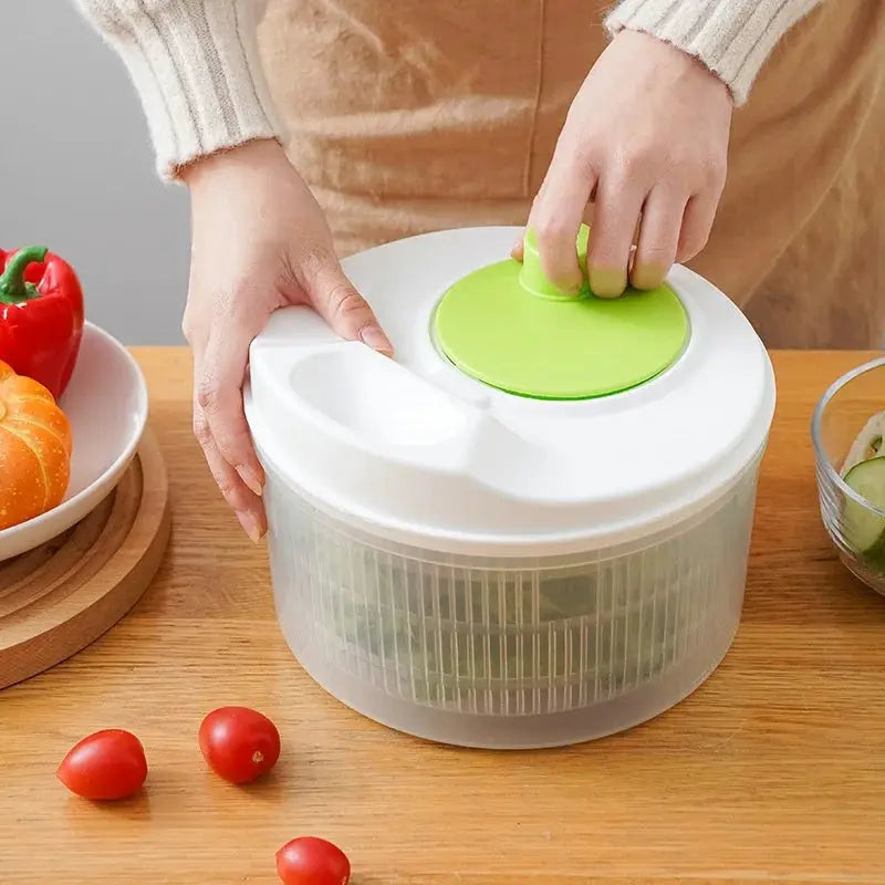 Multifunctional Household Manual Vegetable Dehydrator - Salad Spinner with Fruit, Lettuce Drain Basket | Home Kitchen Gadgets from PriceLows™