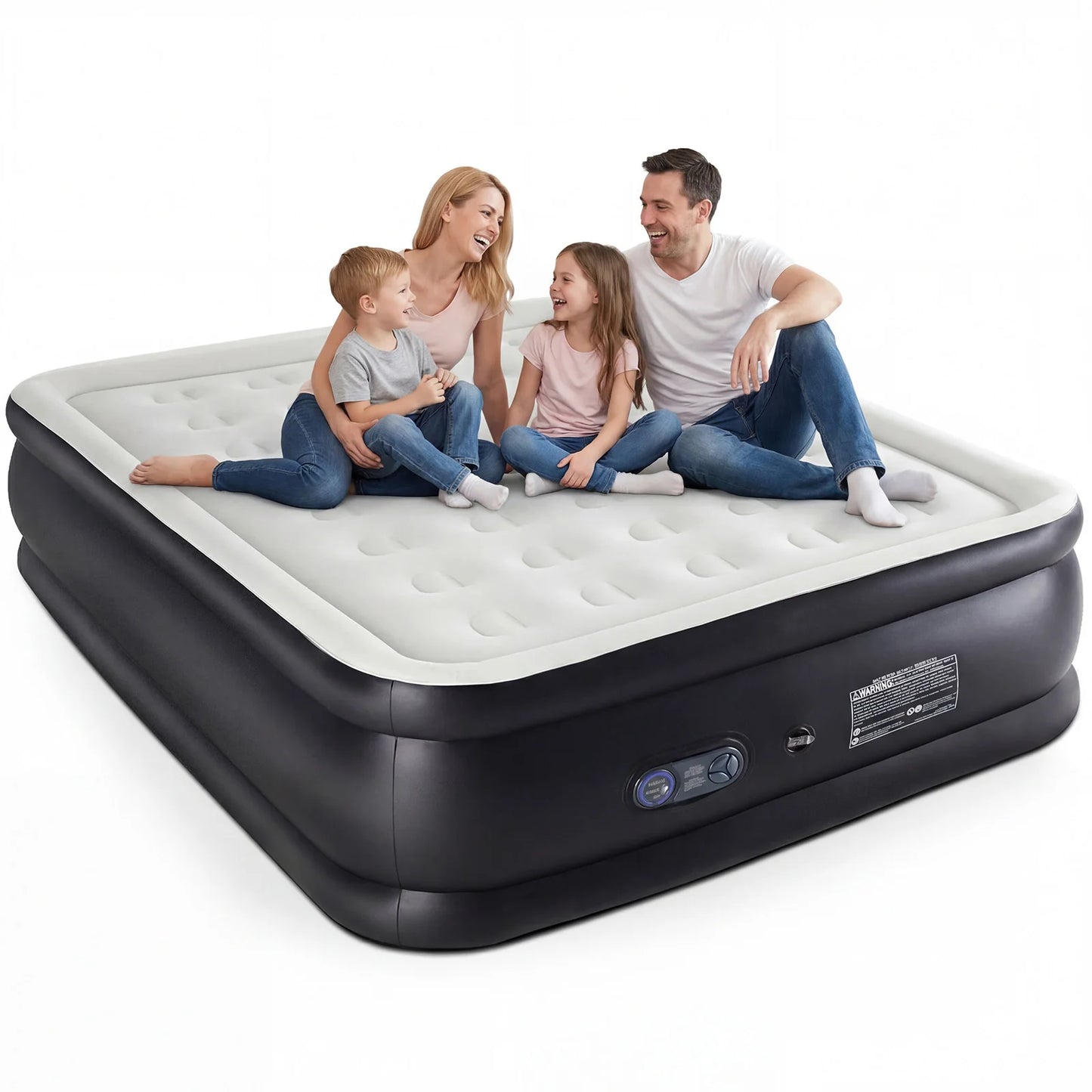 Air Mattress | 18 Inch Tall | Built In Pump | 660 Lbs Capacity