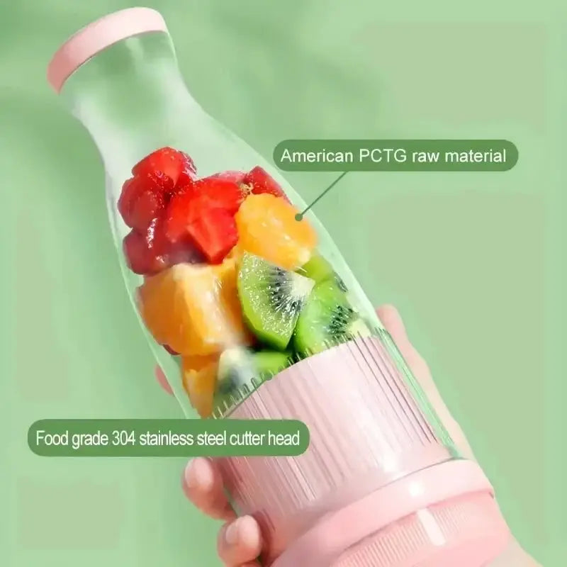 Electric Juicer Cup 6 Blades Blender Milkshake Machine USB Portable Fruit Milk Mixing Tool Mini Fresh Juice Blender from PriceLows™