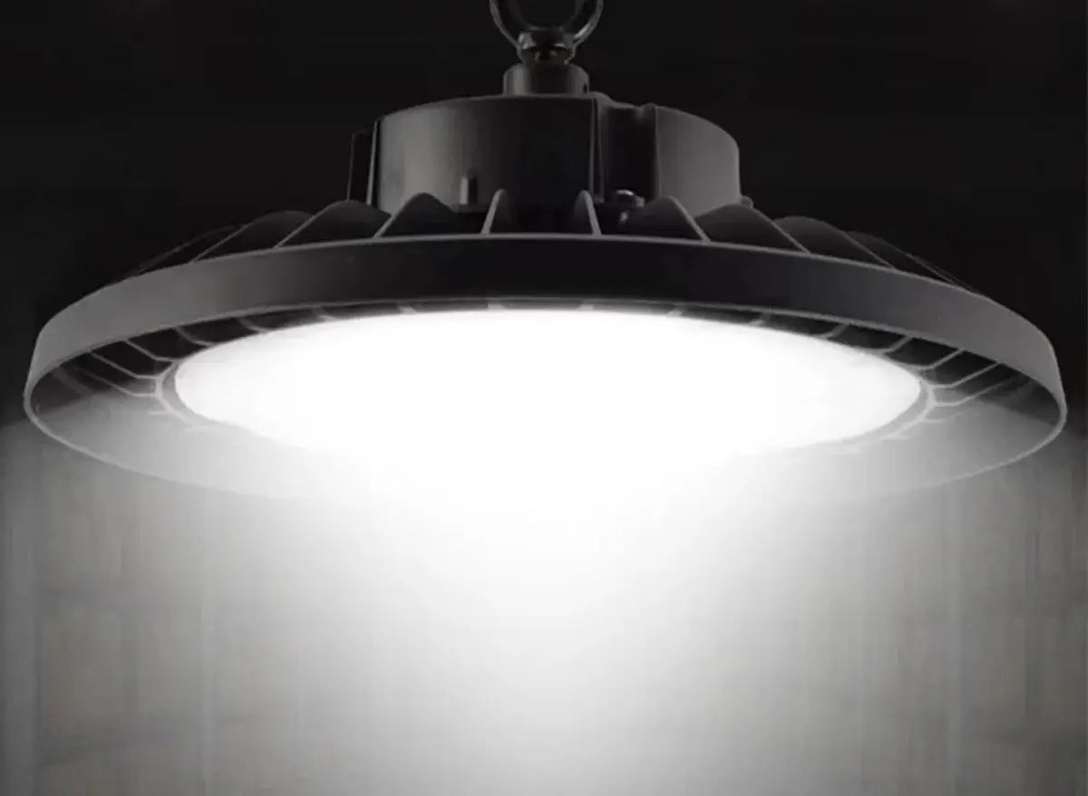 ETL Certified Nature White 4000K LED High Bay Light 150W 0-10v Dimmalbe UFO High Bay LED Shop Light for Warehouse Shop Barn Gym from PriceLows™