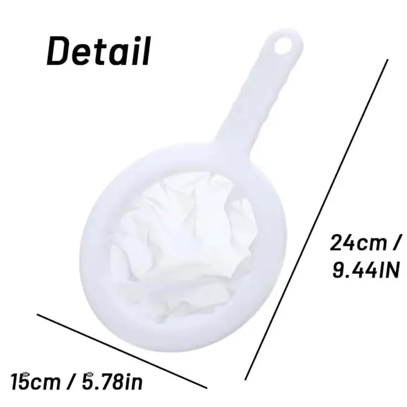 Nylon Straining Bag - Fine Mesh Nut Milk Filter for Soy Milk, Juice & Cold Brew Coffee, Reusable Kitchen Strainer from PriceLows™