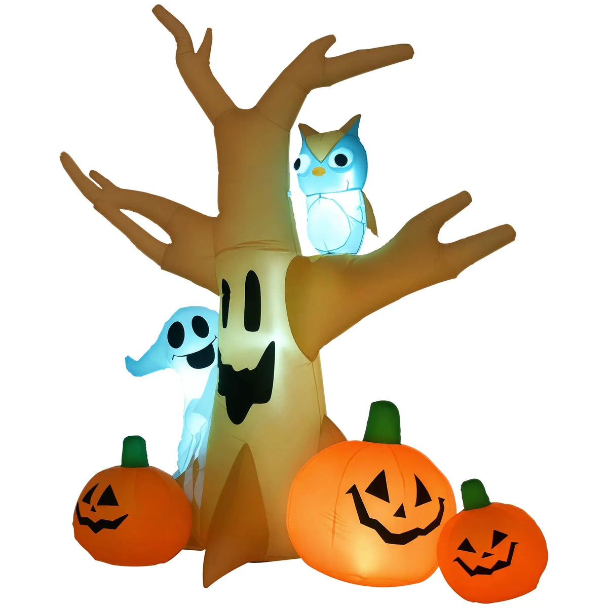 Outdoor Halloween Inflatable | 7.5 Foot Tree | LED Display