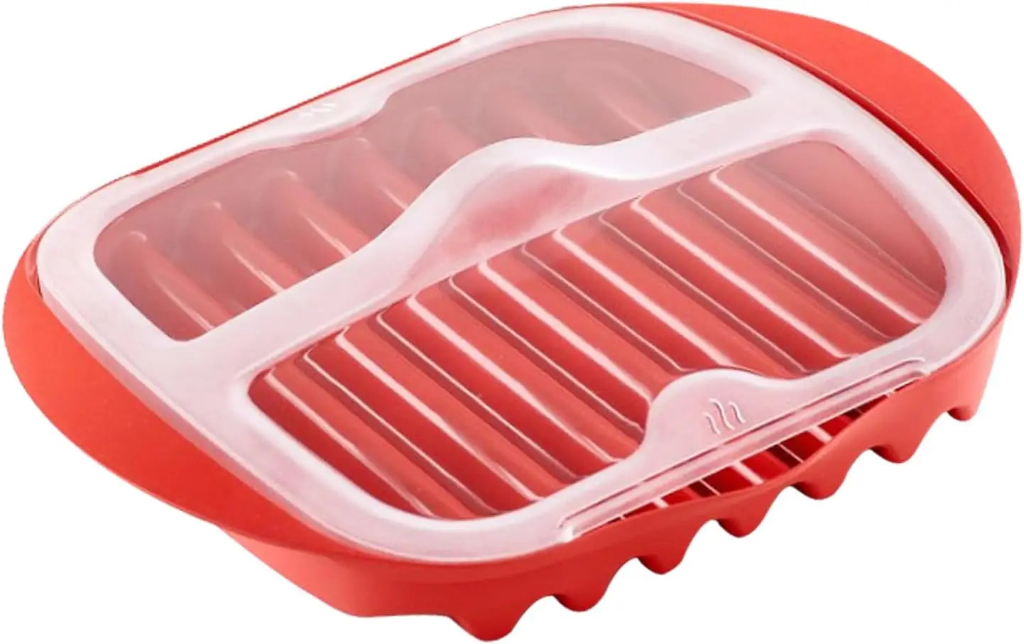 Microwave Bacon Tray | Splatter Lid | Grease Draining | BPA Free