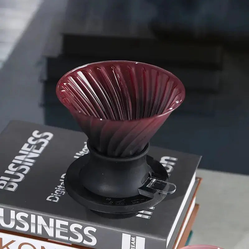 High Quality Luxury Handmade Borosilicate Glass Pour Coffee Tea Set Stainless Steel Coffee Filter Hand Drip Pot Percolators from PriceLows™