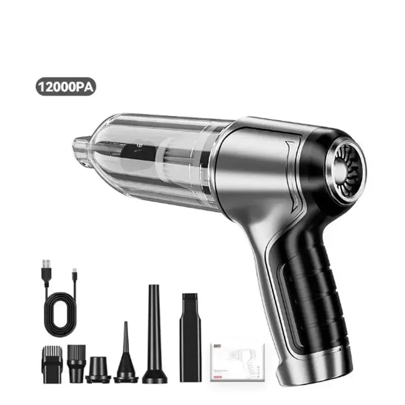 Brushless Car Vacuum Cleaner Cordless Handheld Auto Vacuum Home & Car Dual Use Mini Vacuum Cleaner with Builtin Battrery from PriceLows™