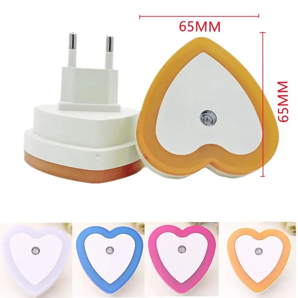 LED Night Light | Light Sensor | 85V-265V EU US Plug | Kids Living Room Bedroom