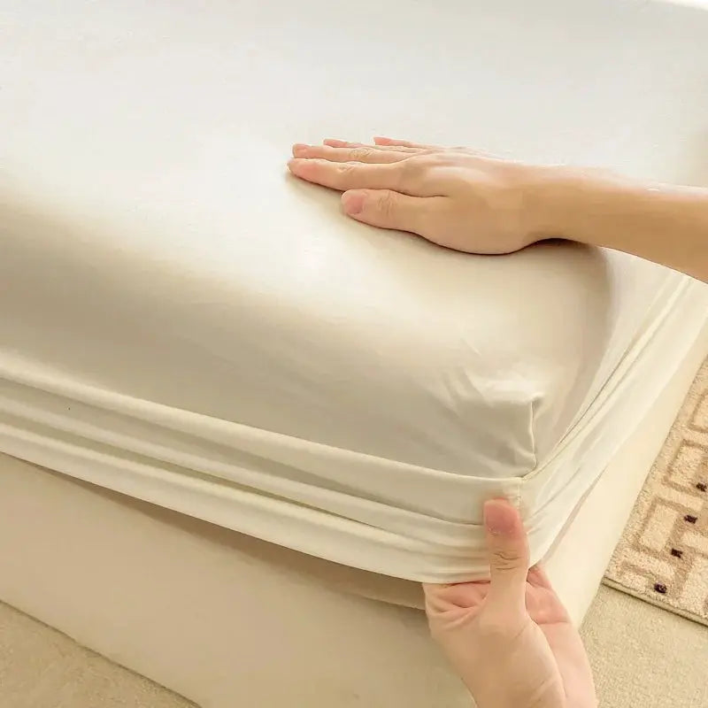 100% Cotton Fitted Bed Sheet With 360 Elastic Band Bedsheet Bedspread for Single Double King Queen Size Mattress Protector Cover from PriceLows™